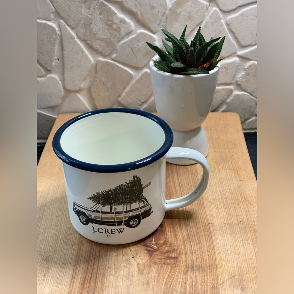 J. CREW | Enamel Christmas Theme Mug